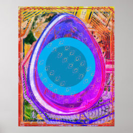 Elemental Air Within Ether Meditation Aid Tattva ポスター