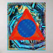 Elemental Air Within Fire Meditation Aid Tattva ポスター (正面)