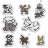 Elemental Dogsスタンプ シール (正面)