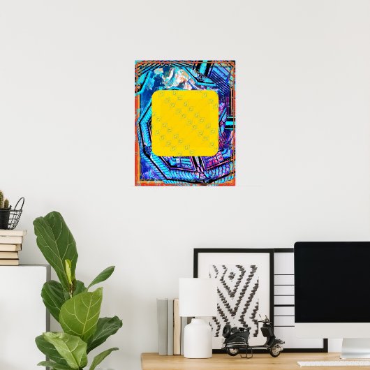 Elemental Earth Within Earth Meditation Aid Tattva ポスター (ホームオフィス)