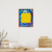 Elemental Earth Within Earth Meditation Aid Tattva ポスター (キッチン)