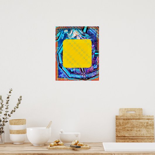 Elemental Earth Within Earth Meditation Aid Tattva ポスター (キッチン)