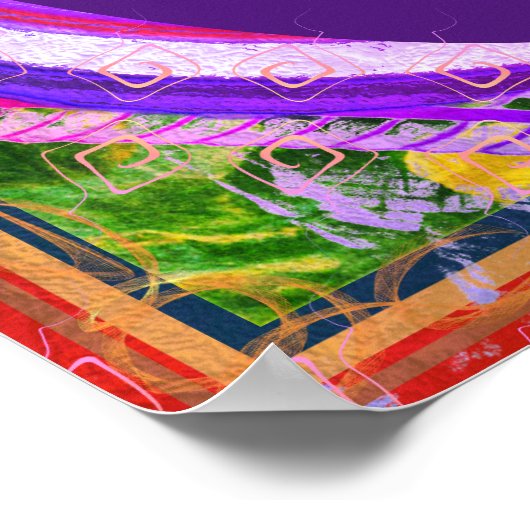 Elemental Earth within Ether Meditation Aid Tattva ポスター (角)