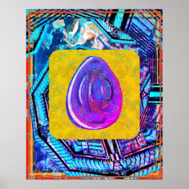 Elemental Ether Within Earth Meditation Aid Tattva ポスター