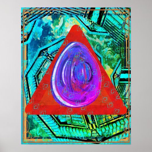 Elemental Ether Within Fire Meditation Aid Tattva ポスター (正面)