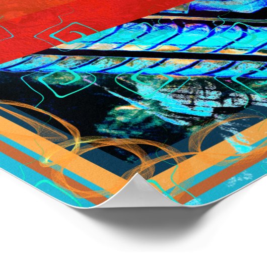 Elemental Ether Within Fire Meditation Aid Tattva ポスター (角)