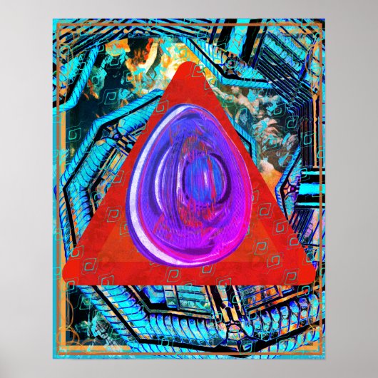 Elemental Ether Within Fire Meditation Aid Tattva ポスター (正面)