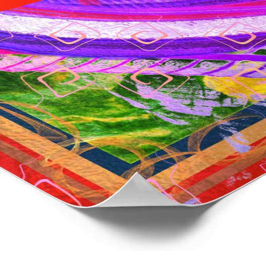 Elemental Fire within Ether Meditation Aid Tattva ポスター (角)