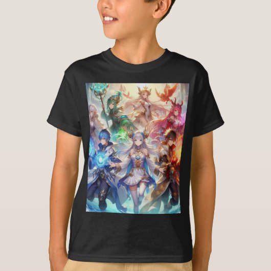 Elemental Heroes：処女の台頭 Tシャツ (正面)