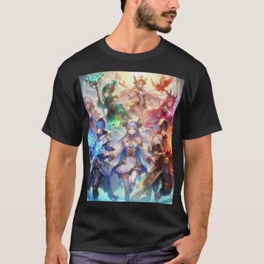 Elemental Heroes：処女の台頭 Tシャツ (正面)