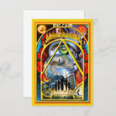 Elemental of Fire Cardデザイン サンキューカード (正面/裏面)