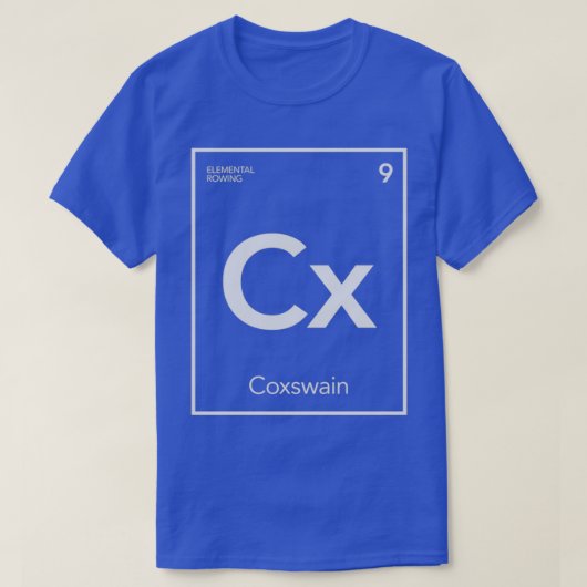 Elemental Rowing Coxswain Tシャツ (デザイン正面)