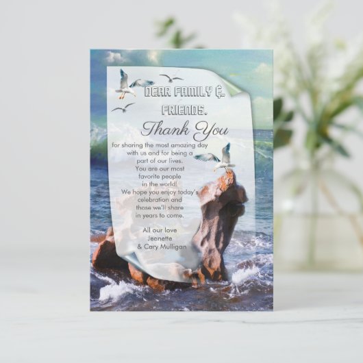 Elemental Water Power Thank You 出欠カード (スタンド正面)