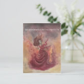 Elemental Witch – 火はがき ポストカード (スタンド正面)