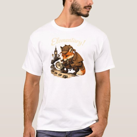 Elementary - Fox Detective Tシャツ (正面)