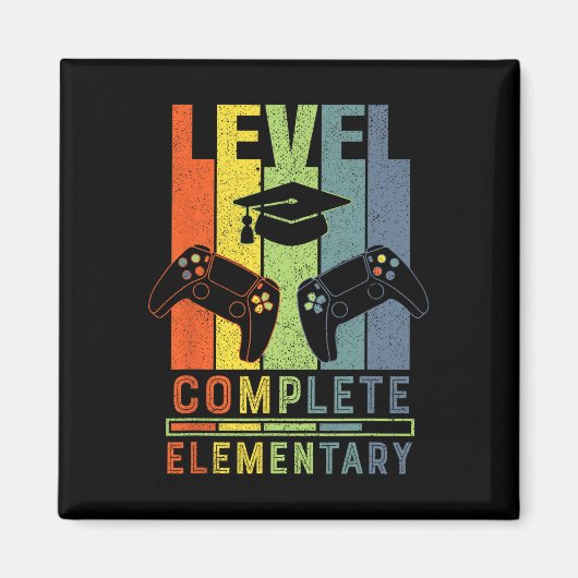 Elementary Level Complete Graduation Cl 2025 Gamer マグネット (正面)