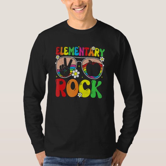 Elementary Rocks Team Elementary Groovy Back To Sc Tシャツ (正面)