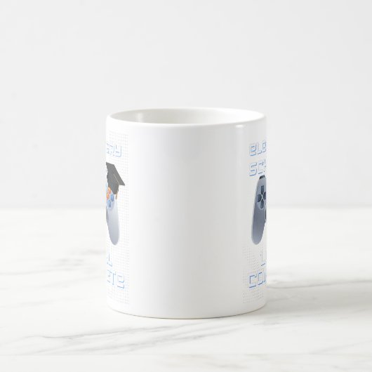 Elementary school level complete gamer graduation コーヒーマグカップ (中央)