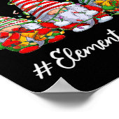 Elementary Teacher Crew Everything Is Fine Christm ポスター (角)