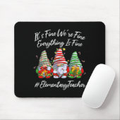 Elementary Teacher Crew Everything Is Fine Christm マウスパッド (マウス)