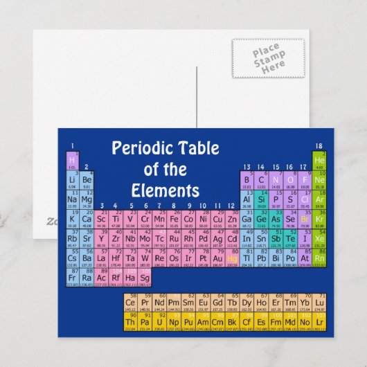 Elements Chemistryポストカード ポストカード (正面/裏面)