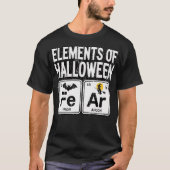 Elements Of Halloween Teacher-Photoroom Tシャツ (正面)