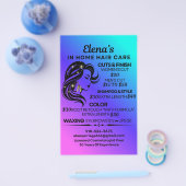 Elena's in home hair care チラシ (シングル)