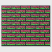 Elenora Vorname Name Graffiti red green ラッピングペーパー (フラット)