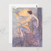 Elenore Abbott The Six Swansポストカード ポストカード (正面/裏面)