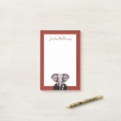 Elephant大尉は|あなたの名前を加えます ポストイット (デスク上)