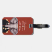 Elephant大尉は|あなたの名前を加えます ラゲッジタグ (裏面横)