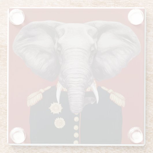 Elephant大尉 ガラスコースター (裏面)