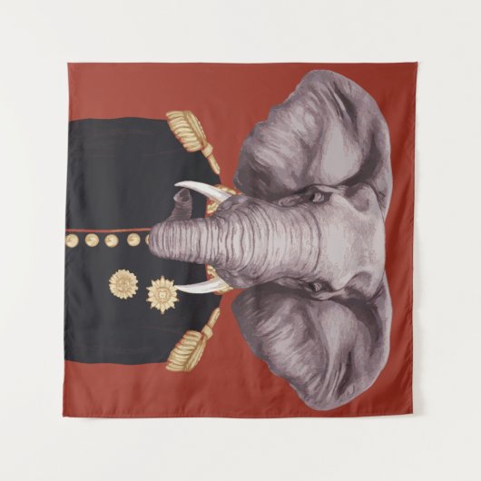 Elephant大尉 タペストリー (正面(横))