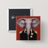 Elephant大尉 缶バッジ (正面&裏面)