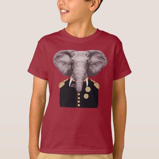 Elephant大尉 Tシャツ (正面)