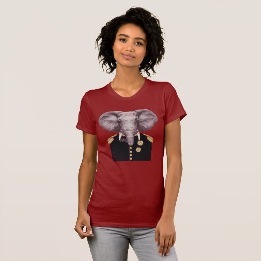 Elephant大尉 Tシャツ (正面フル)