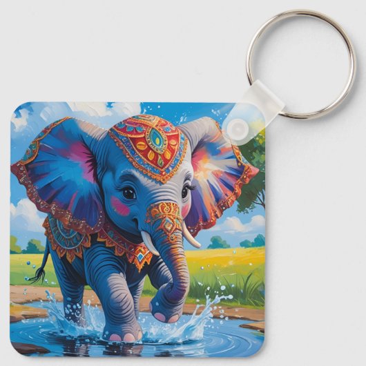 elephant キーホルダー (裏面)