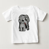 Elephant ベビーTシャツ (正面)