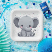 Elephant ペーパープレート (パーティー)