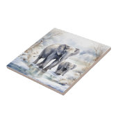 Elephant and Baby タイル (側面)