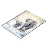 Elephant and Baby ノートブック (左側)