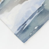 Elephant and Baby フリースブランケット (角)