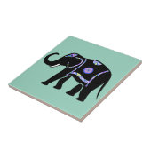 Elephant Animal Abstract Decorative Patterns タイル (側面)