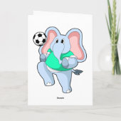 Elephant as Soccer player with Soccer.PNG カード (裏面)