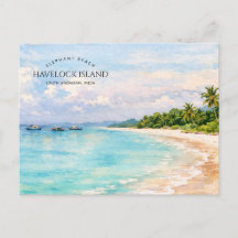 Elephant Beach Watercolor – Andaman Keepsake Gift