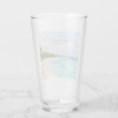 Elephant Beach Watercolor – Andaman Keepsake Gift タンブラーグラス (裏面)
