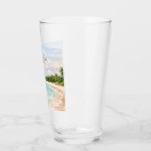 Elephant Beach Watercolor – Andaman Keepsake Gift タンブラーグラス (左)