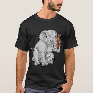 Elephant Bottle Beer Tシャツ