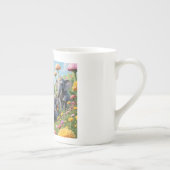 Elephant colourful whimsical mug ボーンチャイナマグカップ (右)