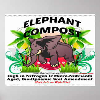 Elephant Compost Poster ポスター